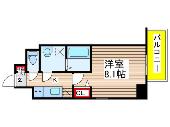 エスリード名古屋東別院の物件間取画像